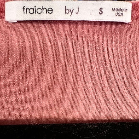 Fraiche By J Womens Velvet Jumpsuit in Rich Mauve - Picture 2 of 4